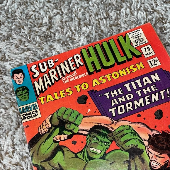 VINTAGE 1966 MARVEL SUB-MARINER & HULK Hercules Vs Hulk! Silver Age Comic #79 - Picture 3 of 11